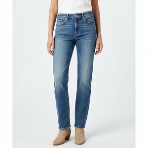 Edwin‎ Straight Leg Blue Jeans Mid Rise Distressed Hem – Women’s 26